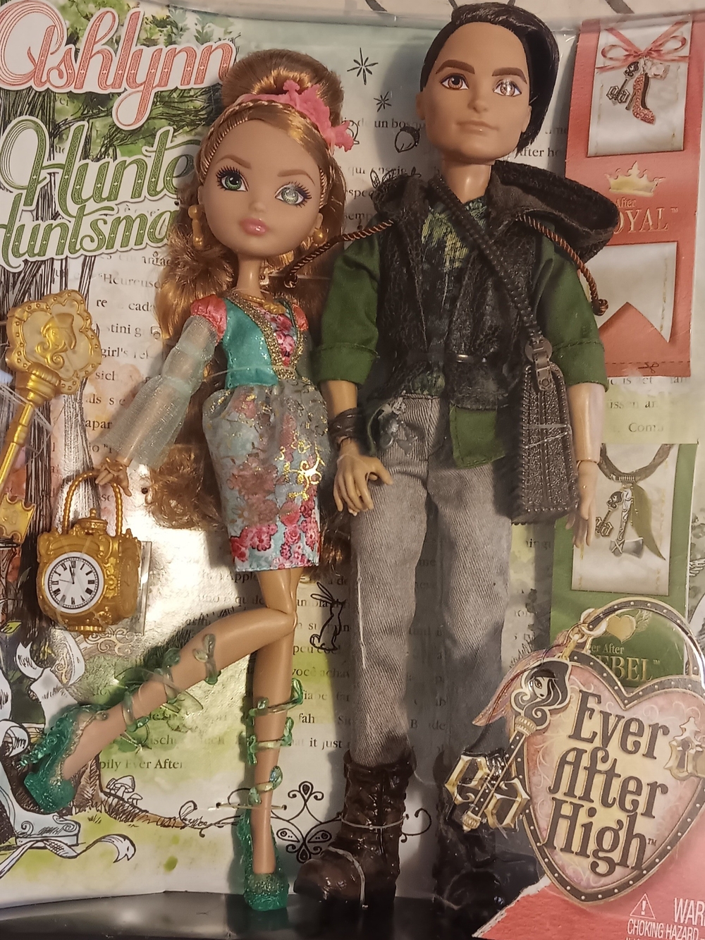 Ever After High Ashlynn Ella and Hunter Huntsman Doll Set
